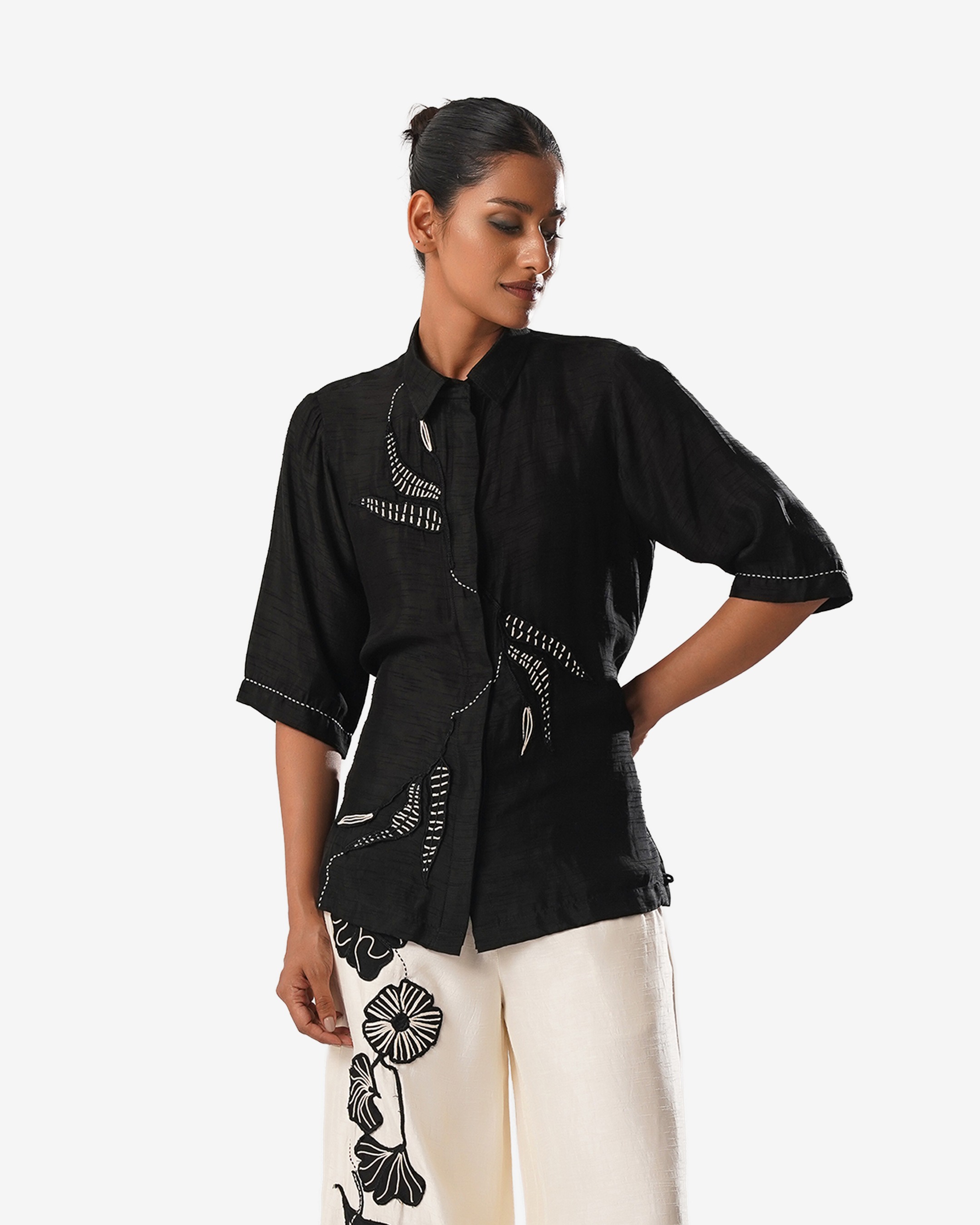 Mj Back Tie Shirt