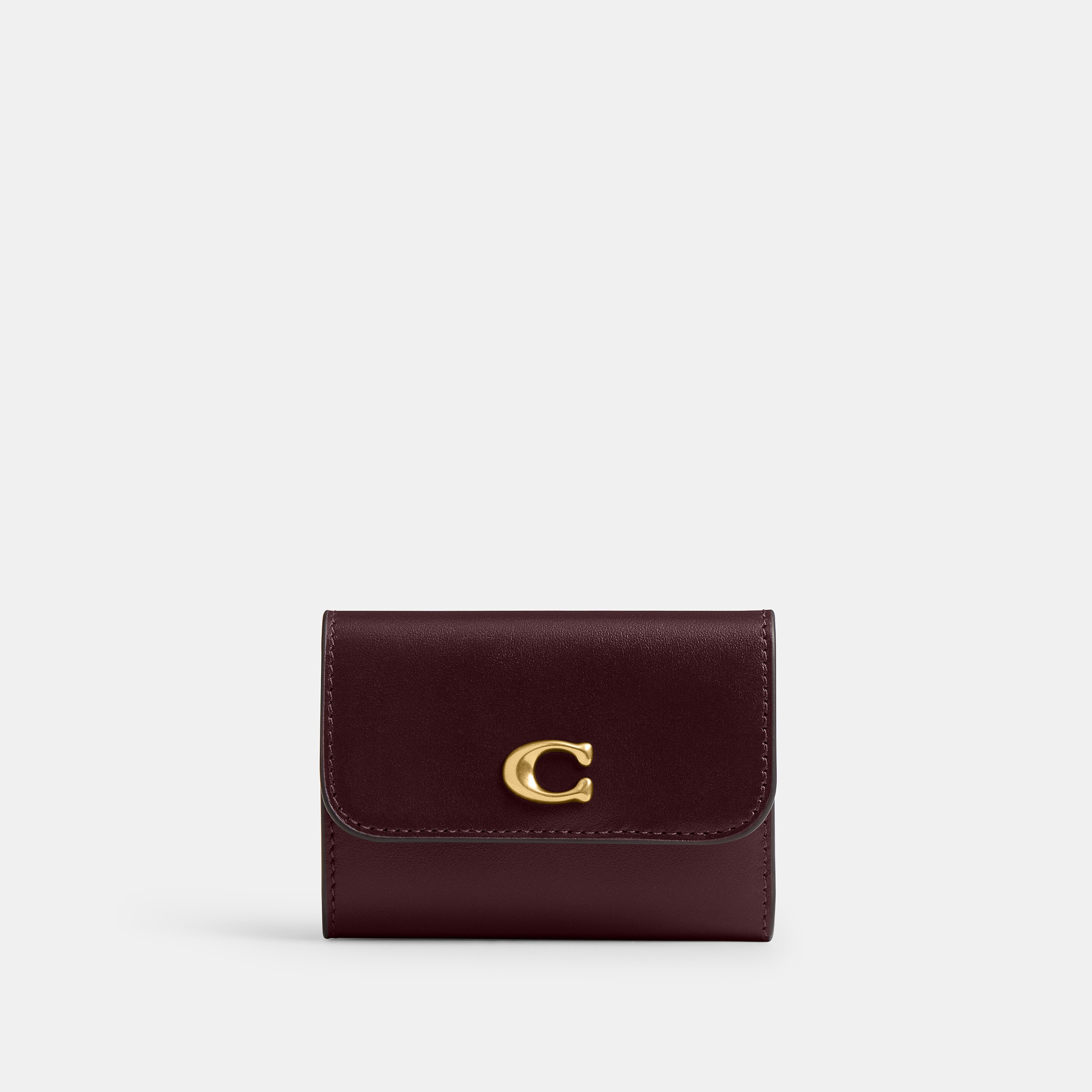 Colorblock Leather Essential Card Holder Wallet