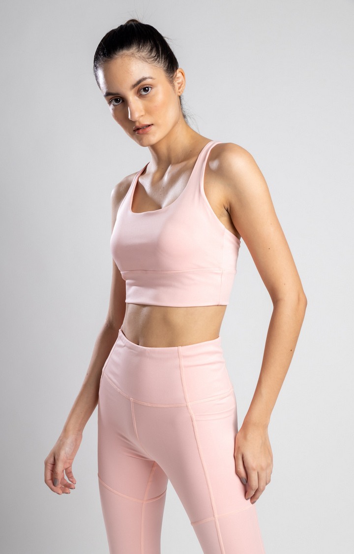 Women's Pink Sports Bra