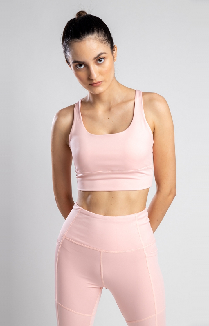 SKNZ Activewear | Women's Pink Sports Bra