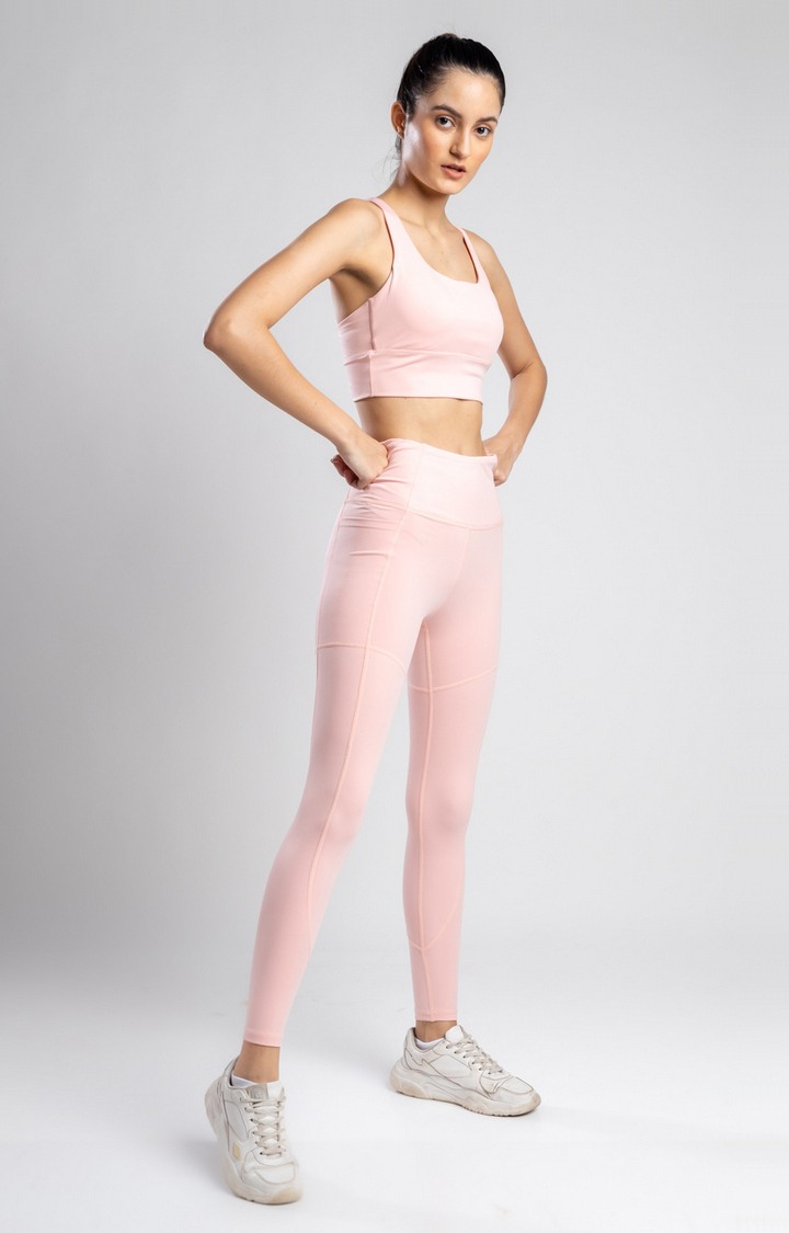 Women's Pink Sports Bra