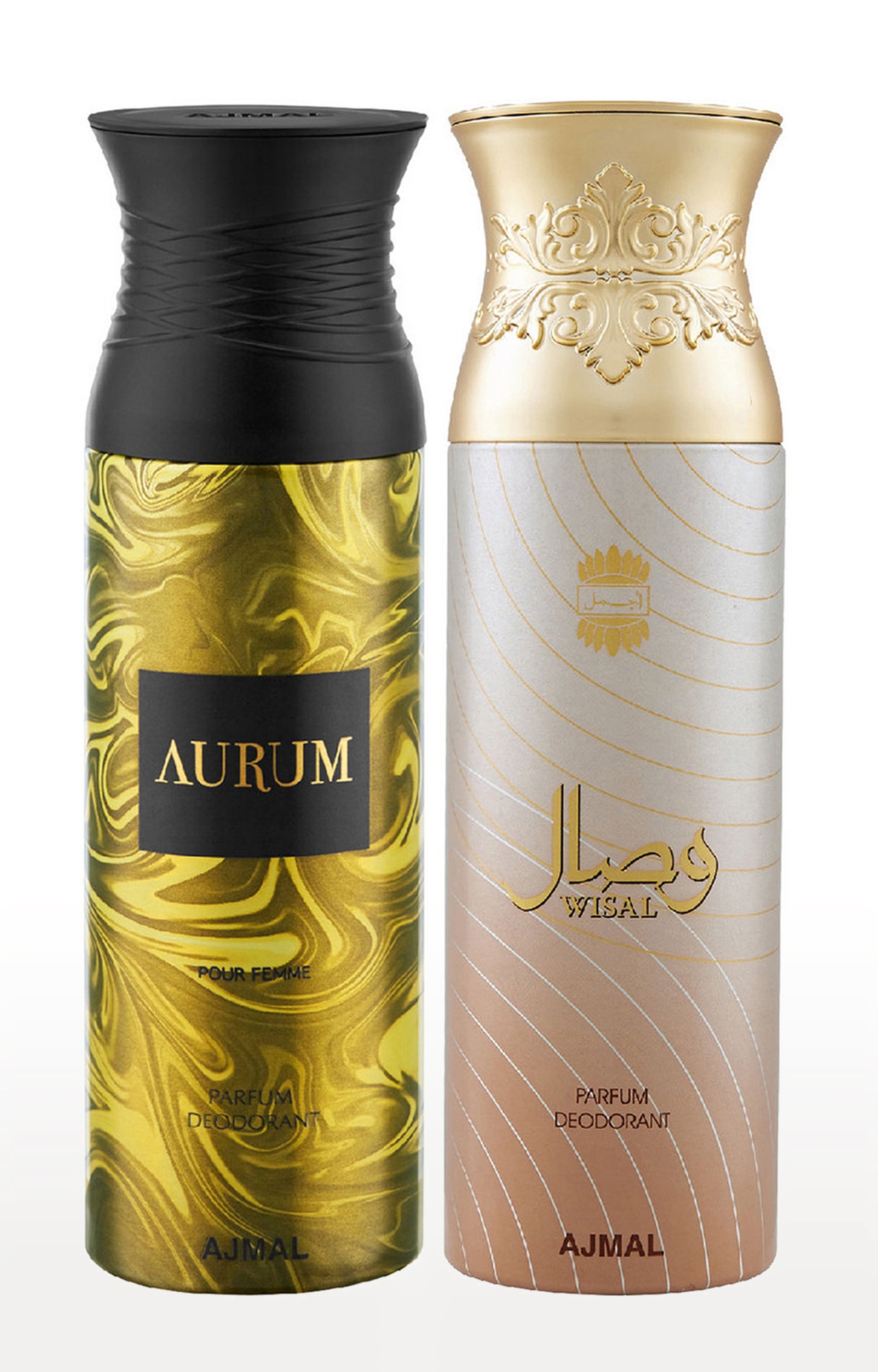 Ajmal | Ajmal Aurum Femme & Wisal Deodorant Spray Gift For Women (200 ml, Pack of 2)  0