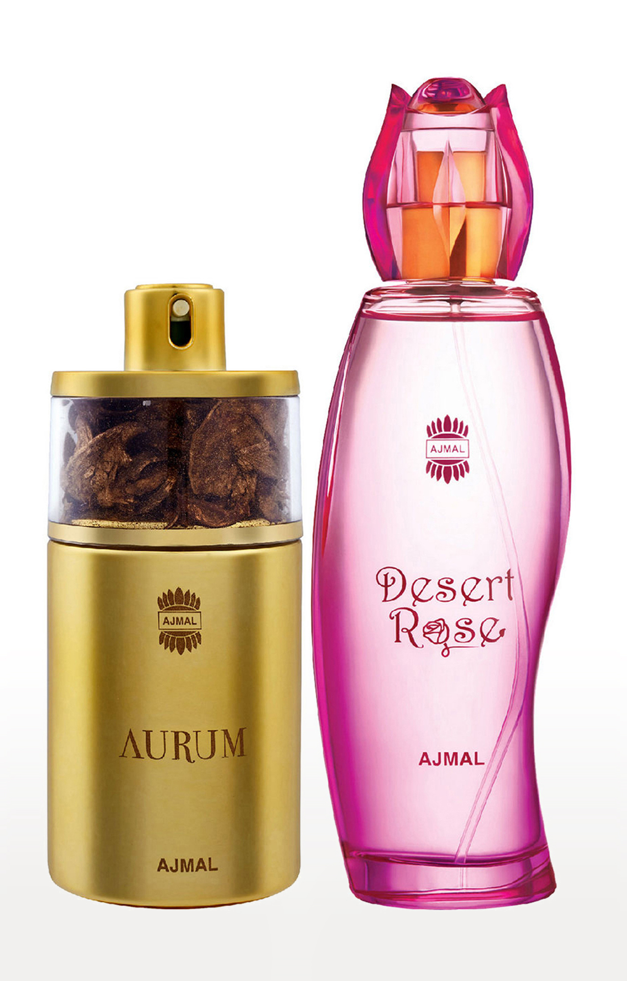 Ajmal Aurum EDP Fruity Perfume 75ml for Women and Desert Rose EDP