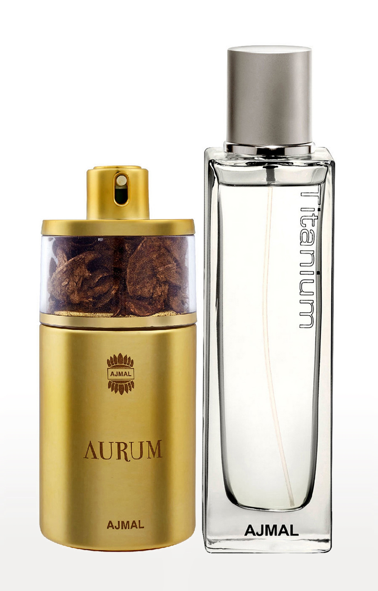 Ajmal | Ajmal Aurum EDP Fruity Perfume 75ml for Women and Titanium EDP Perfume 100ml for Men 0