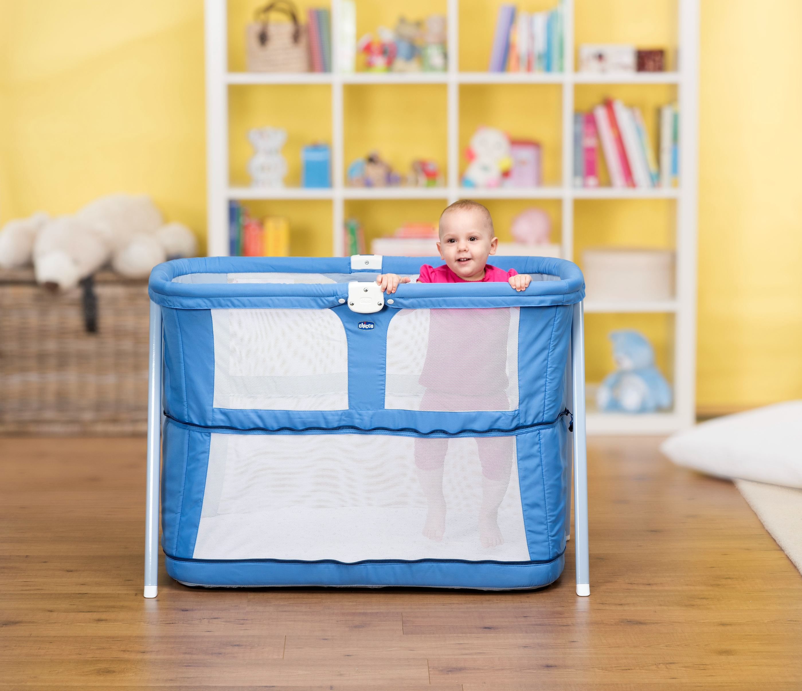 Mothercare | Chicco Lullago Zip Travel Crib Indigo 3
