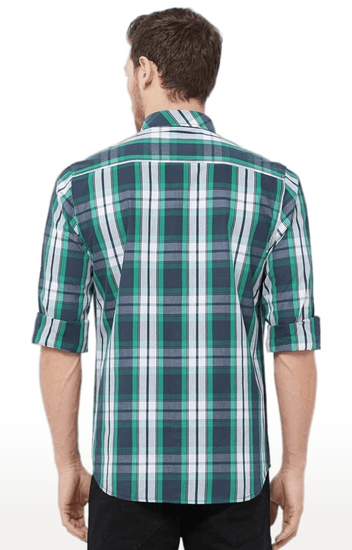SOLEMIO | Men's Multi Cotton Checked Casual Shirt 4