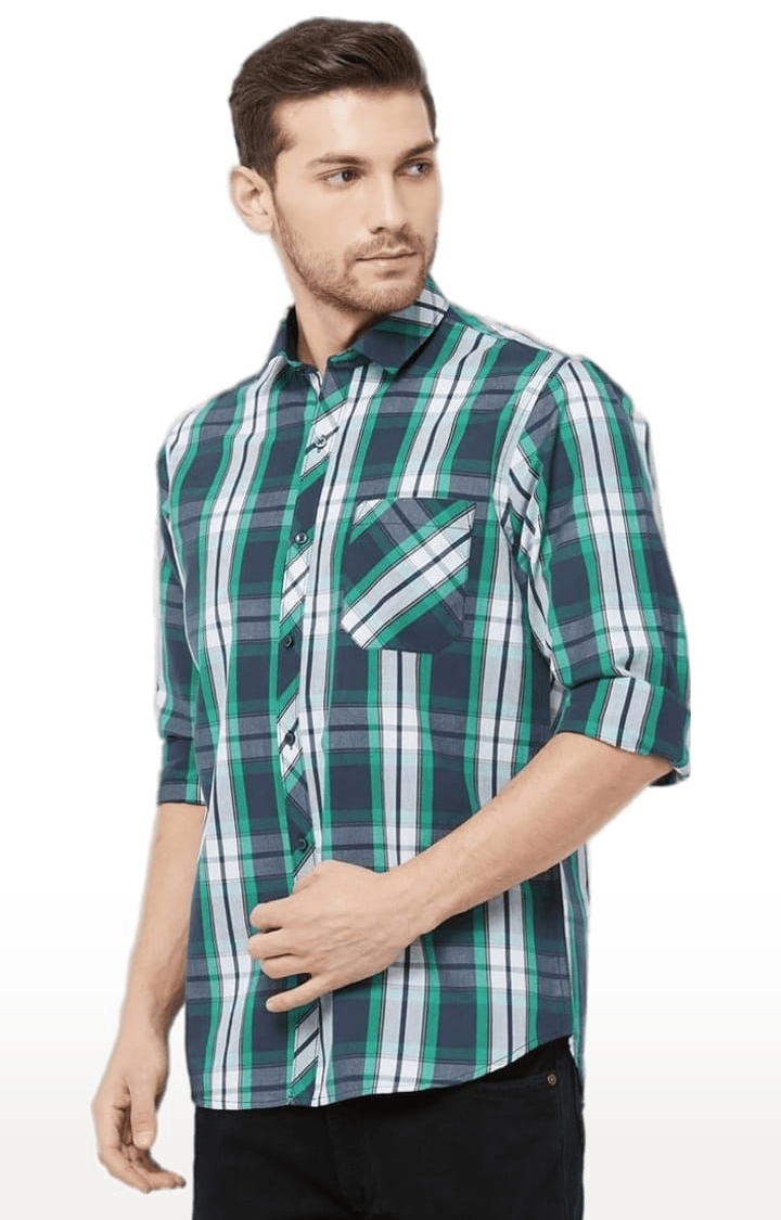 SOLEMIO | Men's Multi Cotton Checked Casual Shirt 2