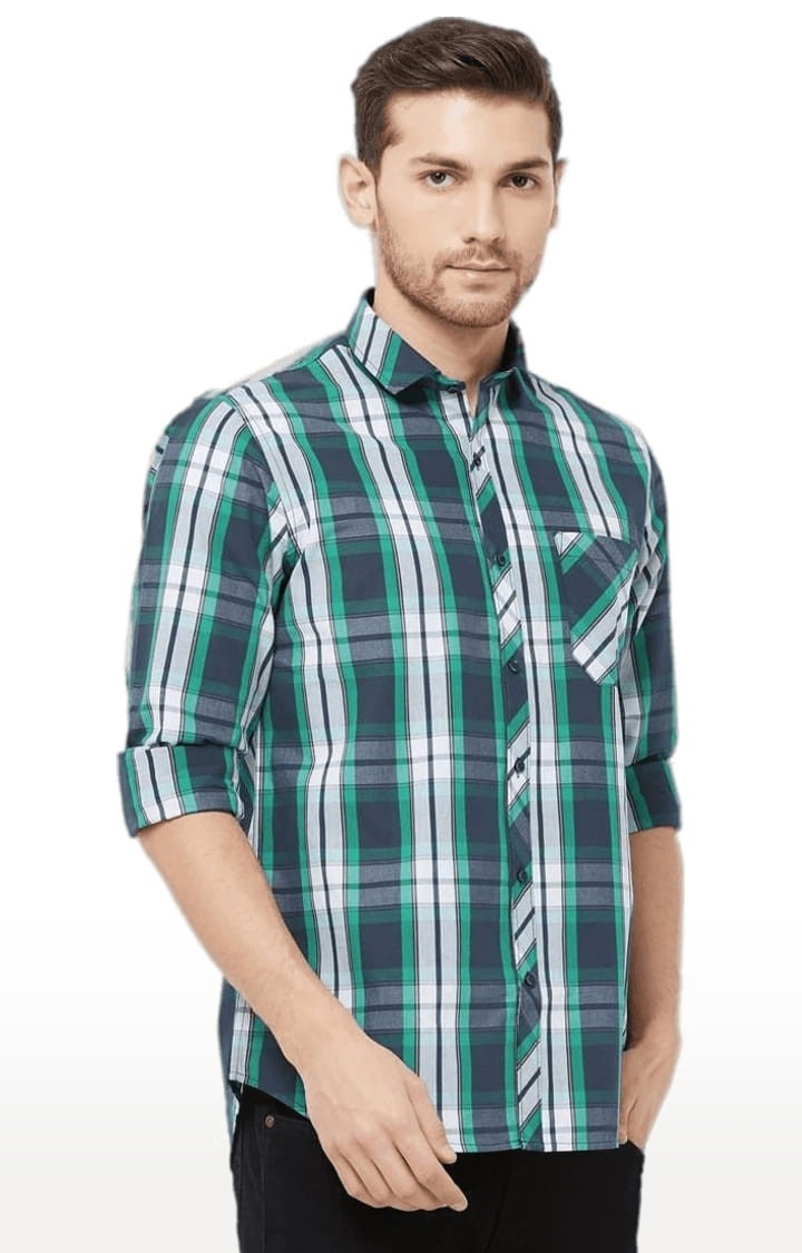 SOLEMIO | Men's Multi Cotton Checked Casual Shirt 3
