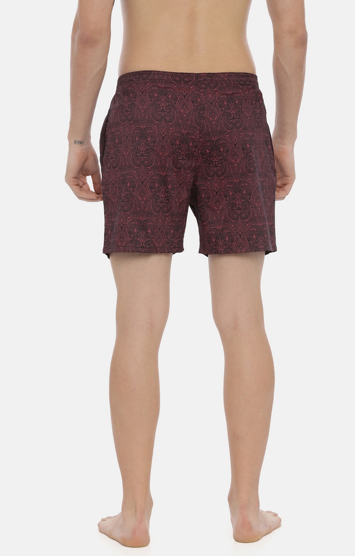 PIVOT | Maroon & Blue Cotton Boxers - Pack of 2 5