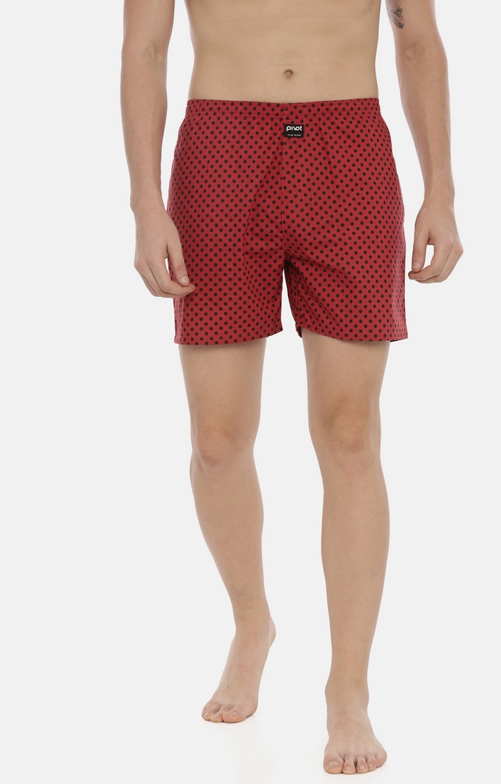 PIVOT | Black & Red Cotton Boxers - Pack of 2 3