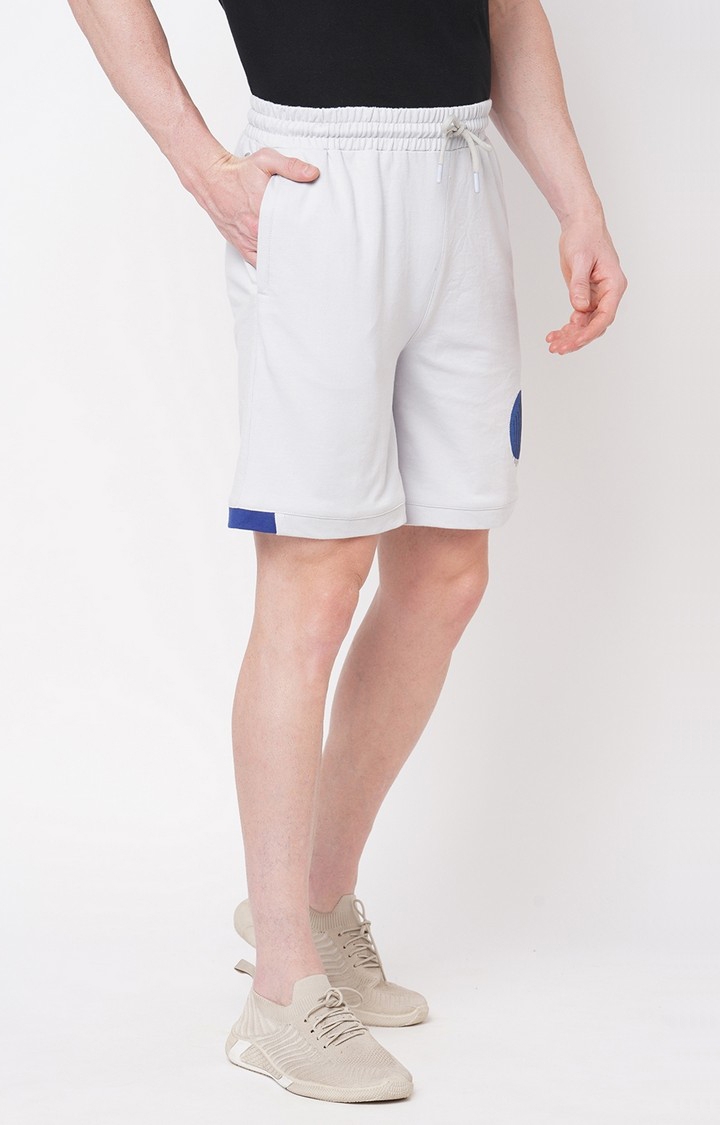 Men's  Slim Fit Cotton Grey Shorts