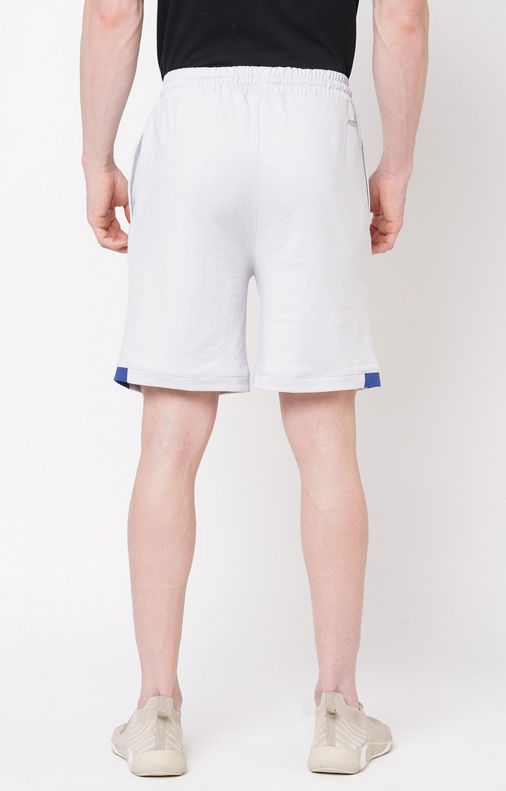 Men's  Slim Fit Cotton Grey Shorts
