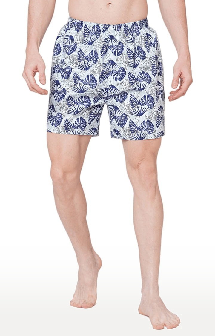 Men's Multicolor Cotton Printed Boxer