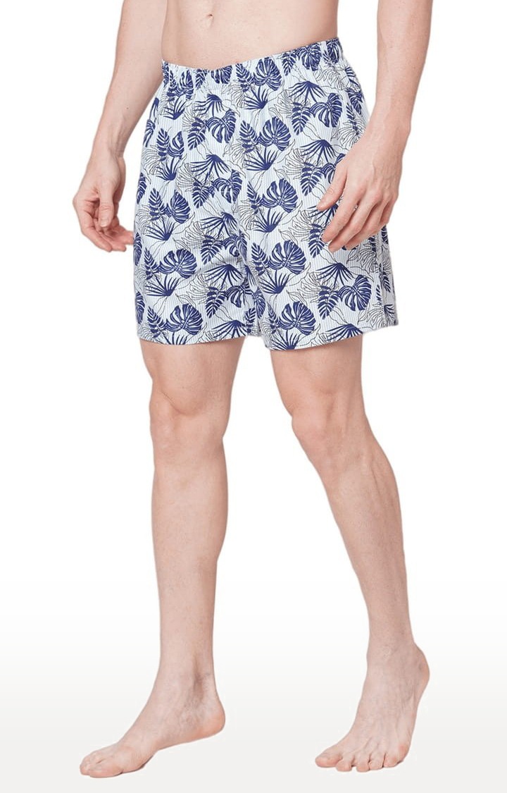 Men's Multicolor Cotton Printed Boxer