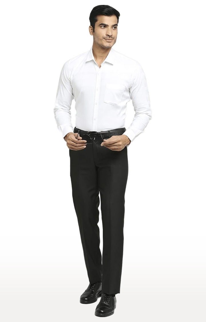 Buy STOP Knitech Collection Mens Knitted Trouser With Super Stretch   Supercrease  Shoppers Stop