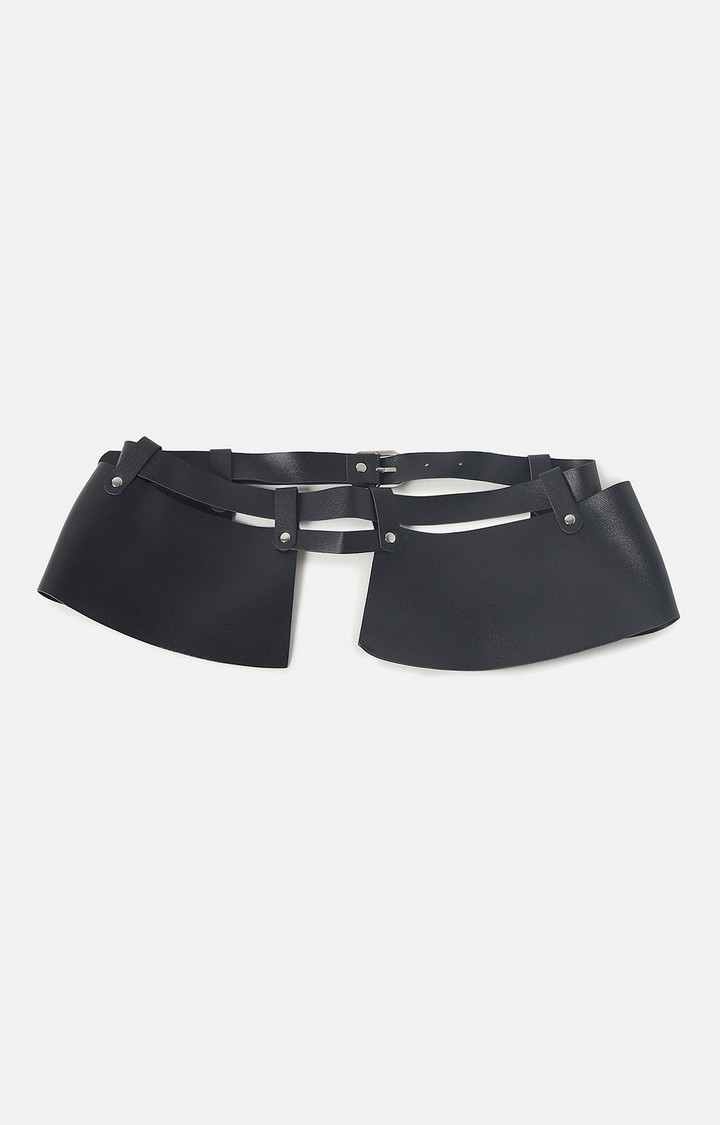 Haute Sauce By Campus Sutra Black Solid Single Clothing Accessory