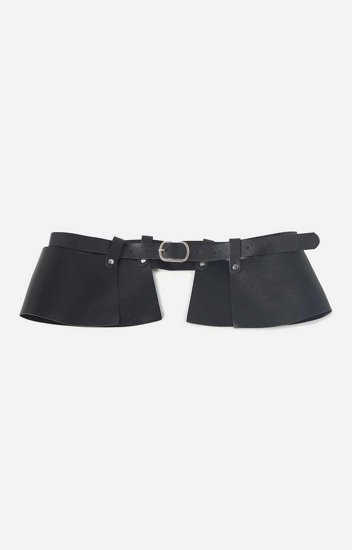 Haute Sauce By Campus Sutra Black Solid Single Clothing Accessory