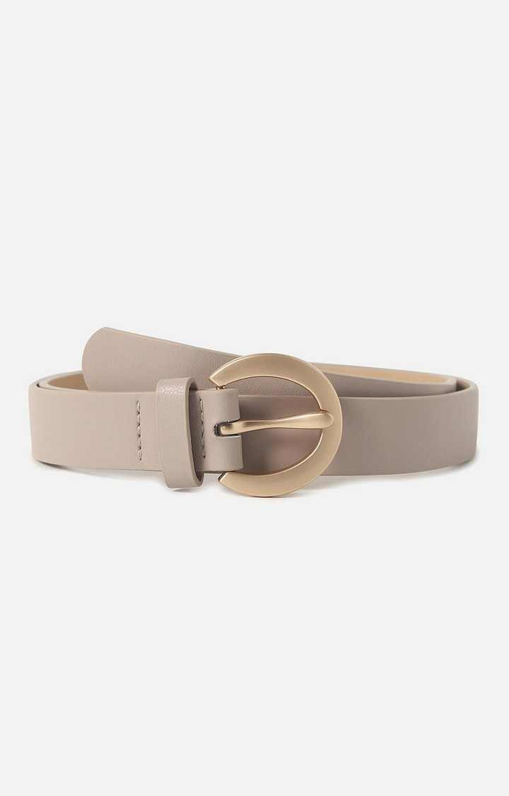 Haute Sauce By Campus Sutra Beige Textured Single Clothing Accessory