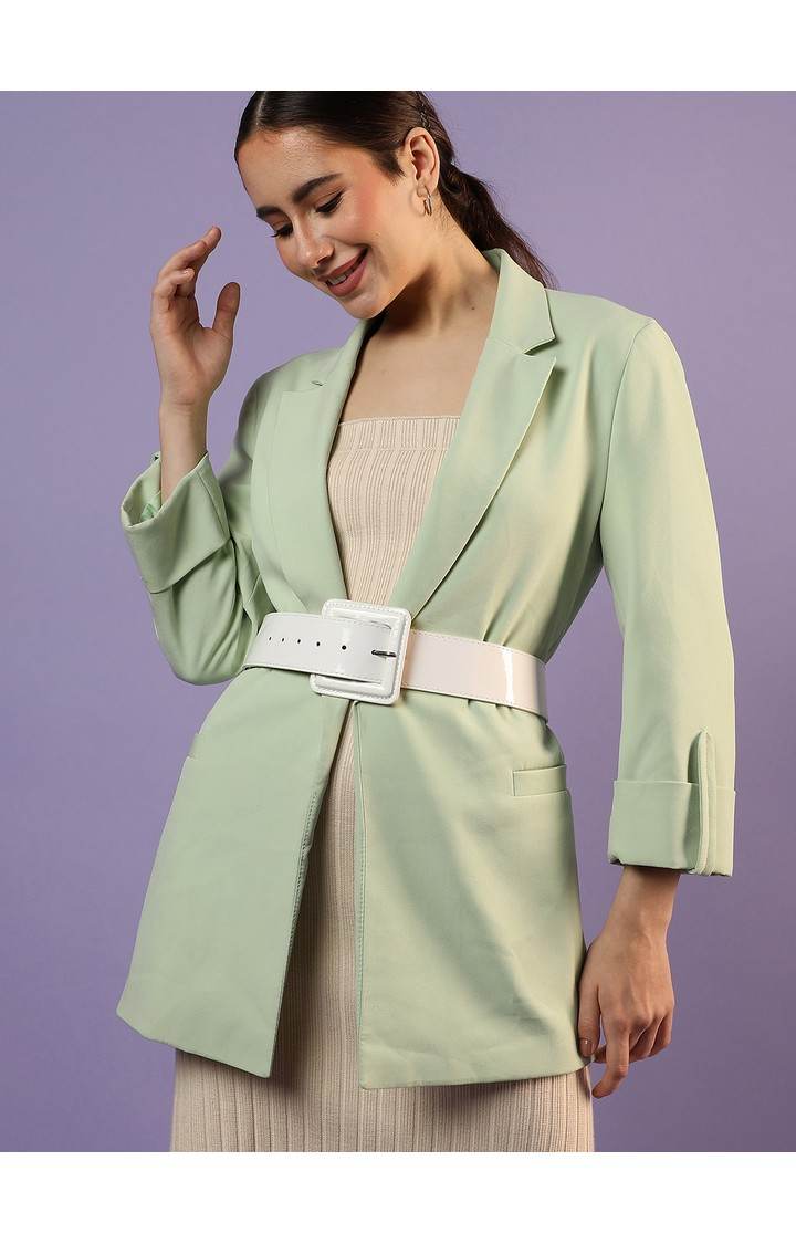 Haute Sauce By Campus Sutra White Solid Single Clothing Accessory