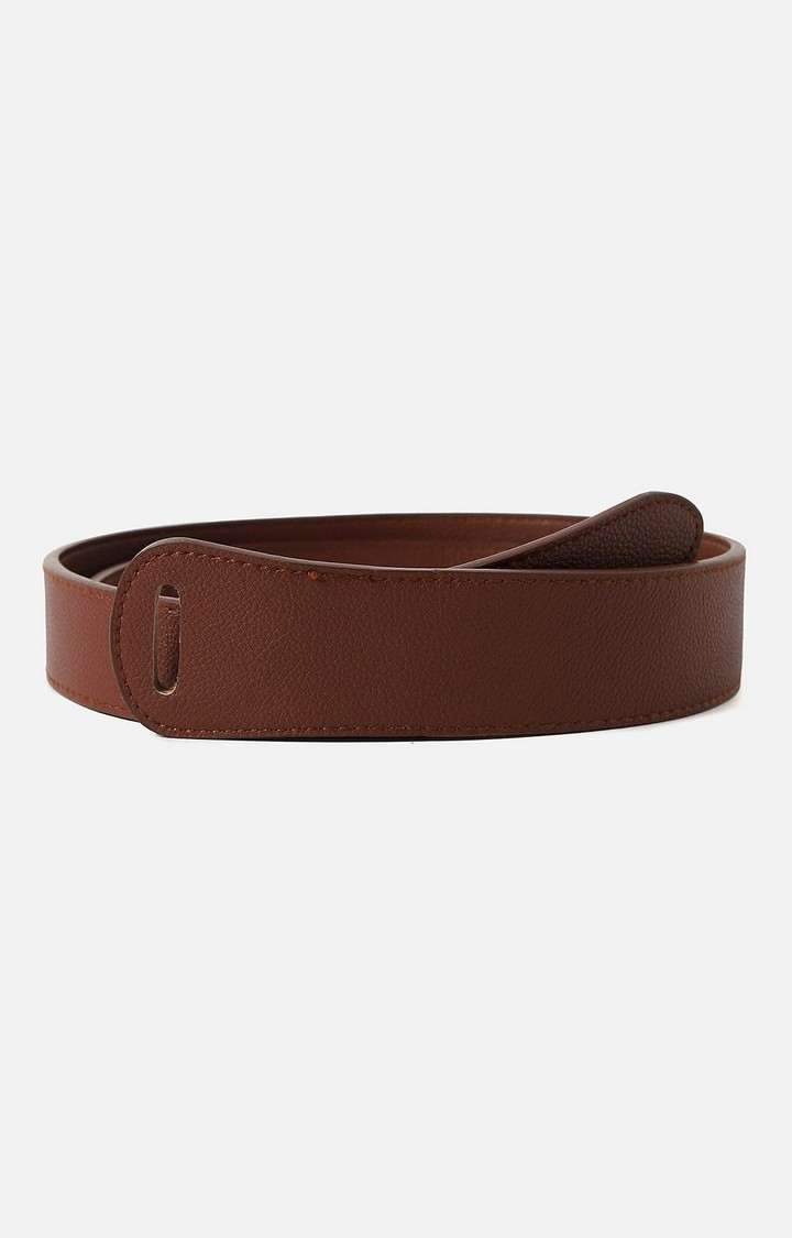Haute Sauce By Campus Sutra Brown Solid Single Clothing Accessory