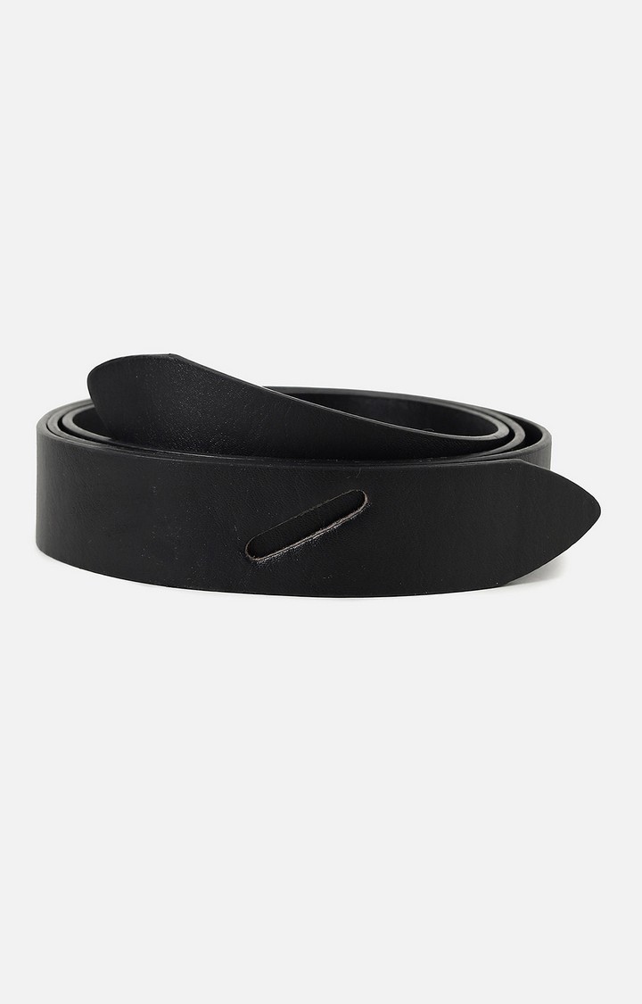 Women's Black Solid Single Clothing Accessory