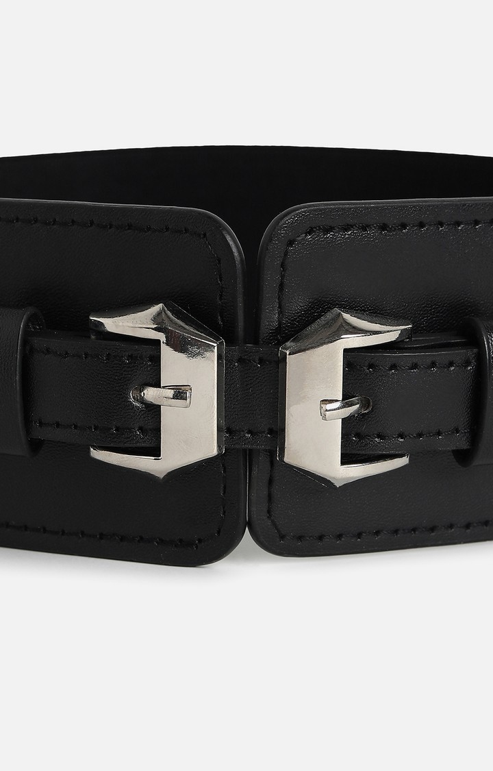 Haute Sauce By Campus Sutra Black Solid Single Clothing Accessory