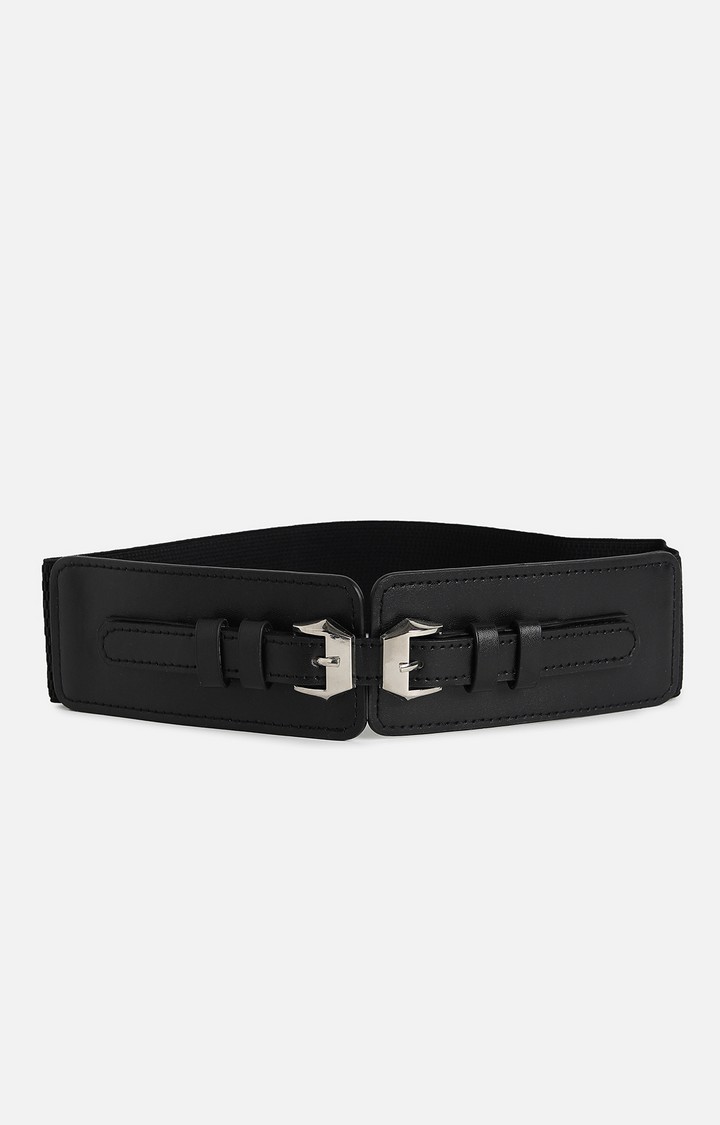 Haute Sauce By Campus Sutra Black Solid Single Clothing Accessory