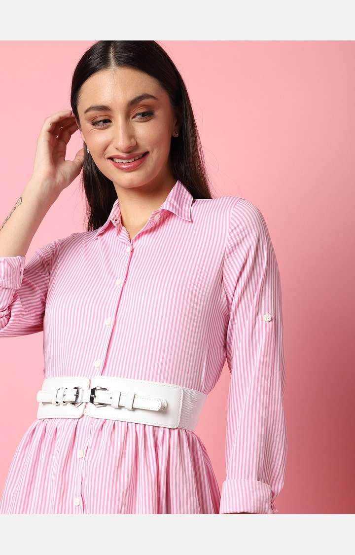 Women's White Solid Single Clothing Accessory