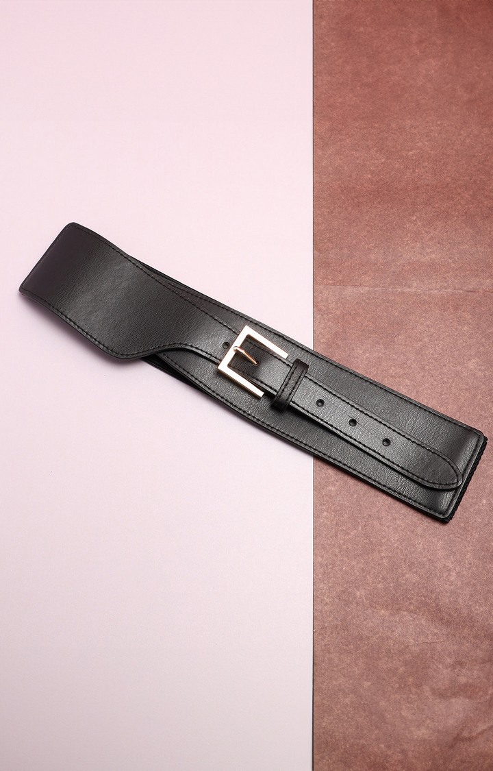 Haute Sauce By Campus Sutra Black Solid Single Clothing Accessory
