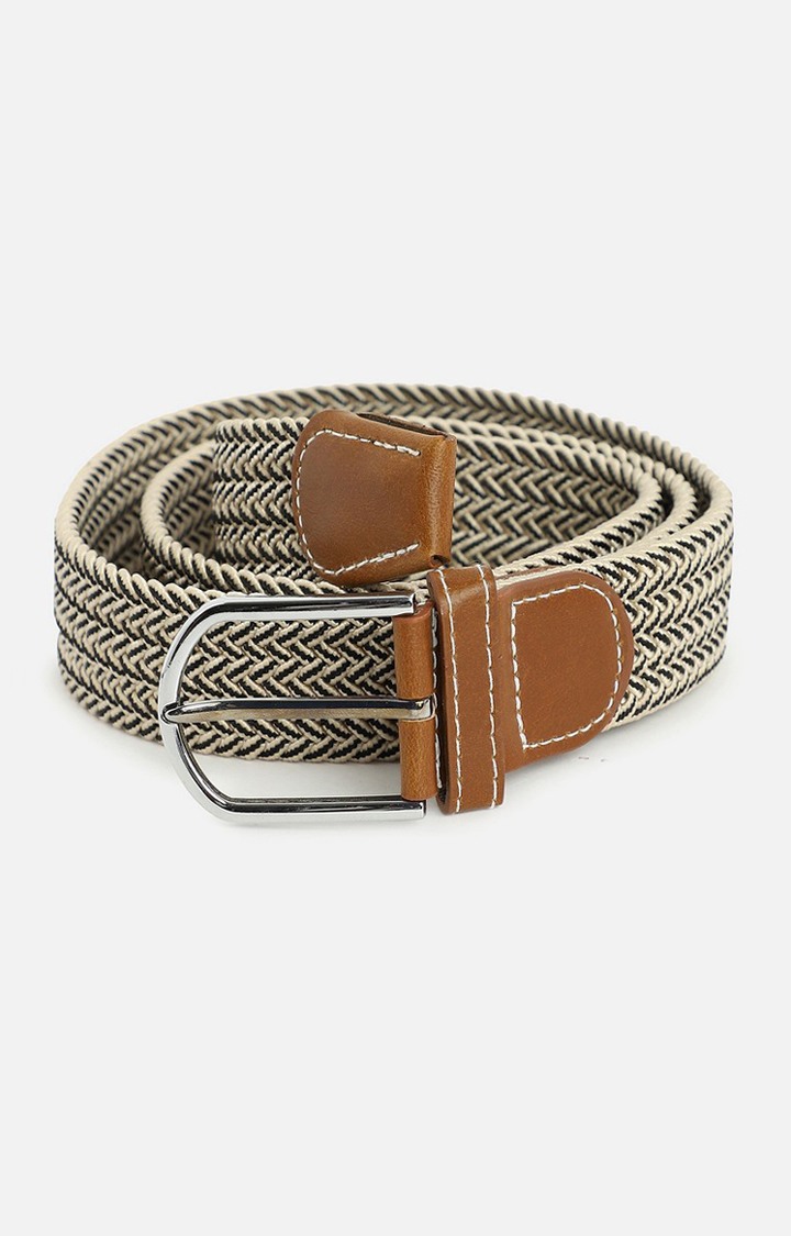Haute Sauce By Campus Sutra White Woven Design Single Clothing Accessory
