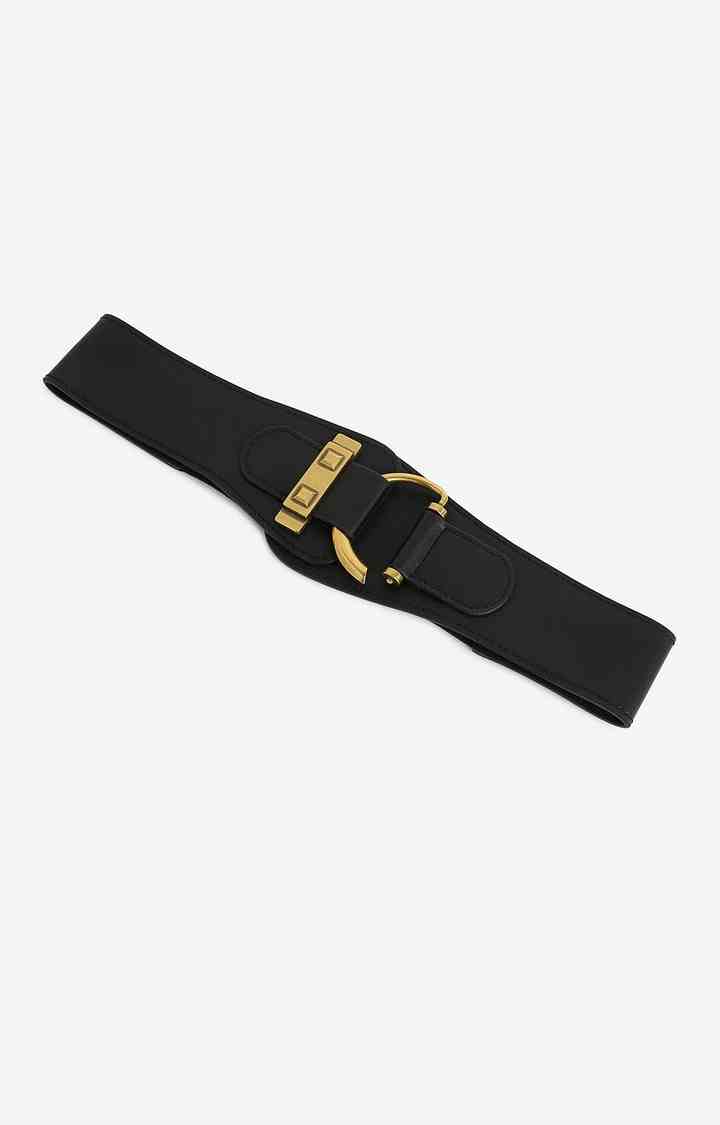 Haute Sauce By Campus Sutra Black Solid Single Clothing Accessory