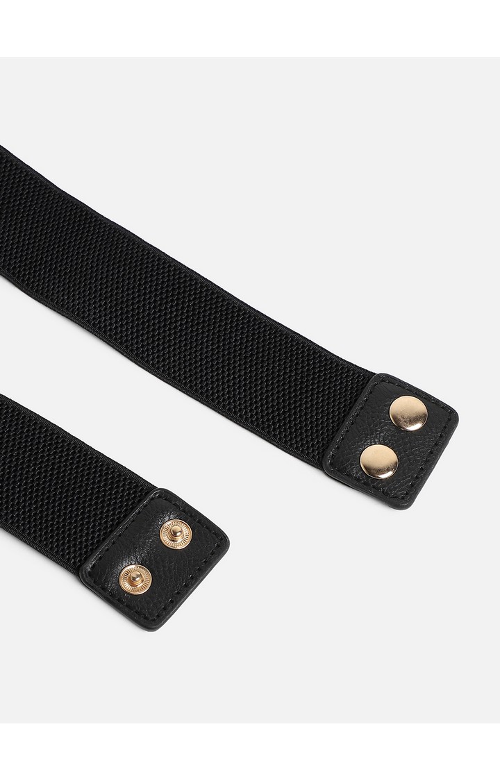 Haute Sauce By Campus Sutra Black Solid Single Clothing Accessory
