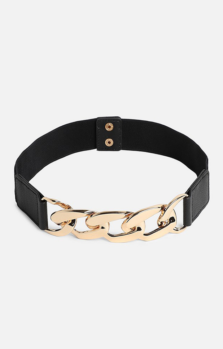 Haute Sauce By Campus Sutra Black Solid Single Clothing Accessory