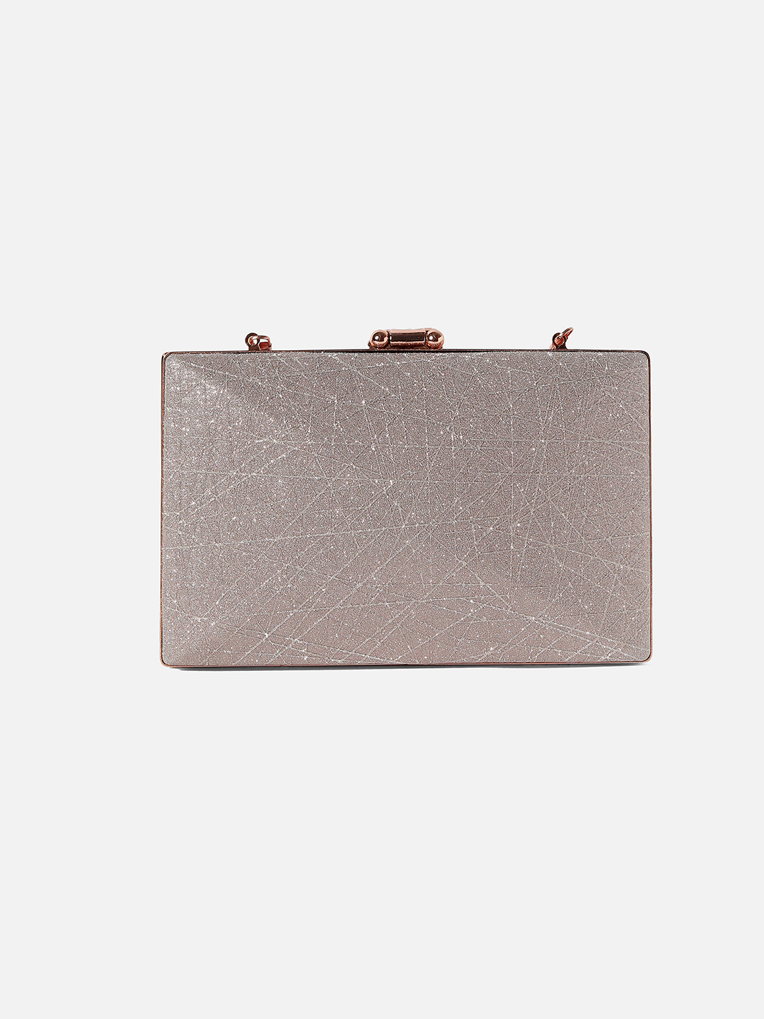 Haute Sauce By Campus Sutra Gold Fabric Clutch Bags