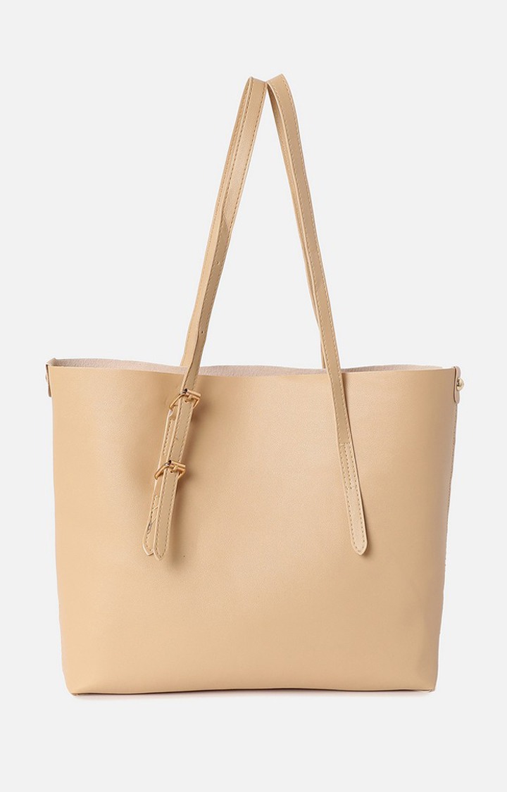 Women's Beige Handbag