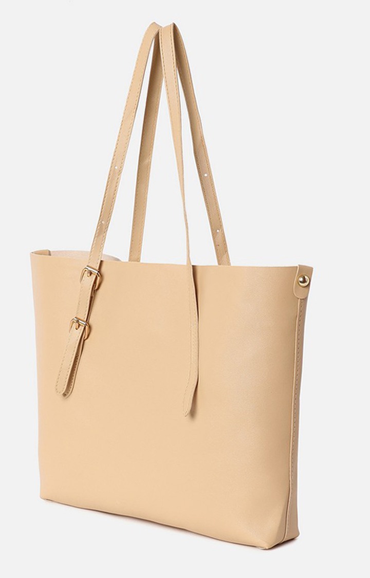Women's Beige Handbag