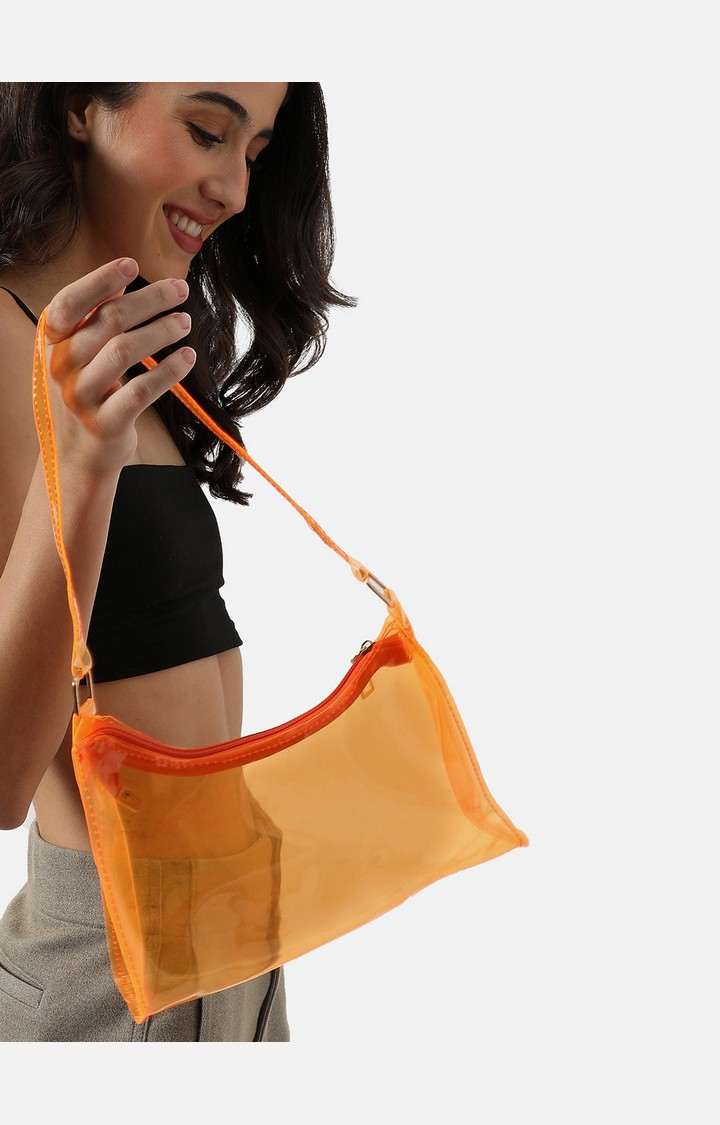 Women's Orange Handbag