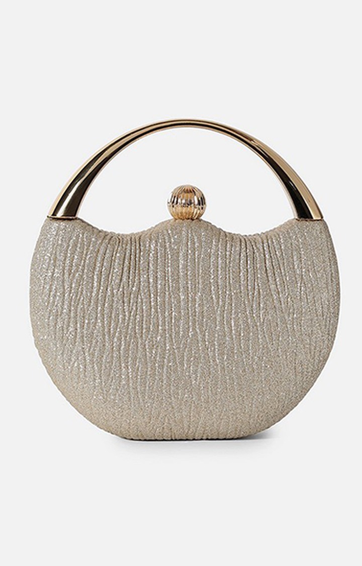 Women's Gold Handbag