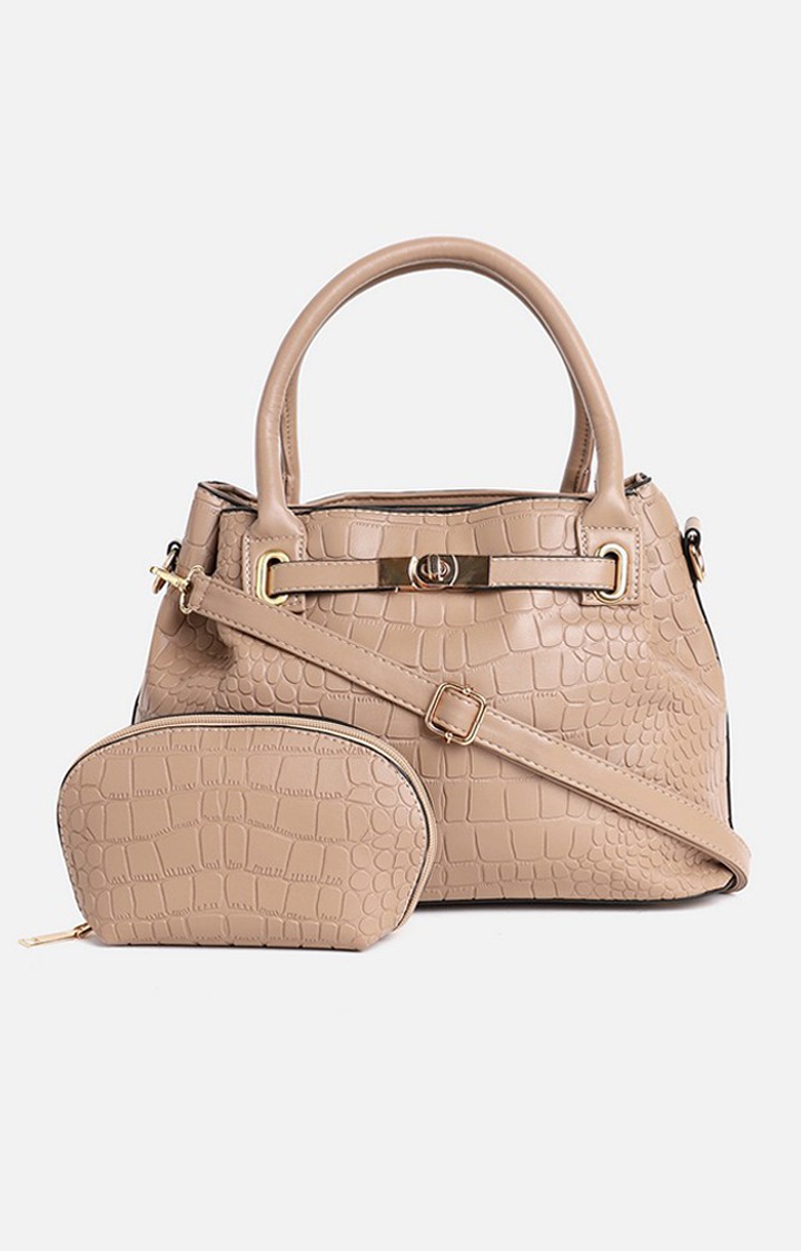 Women's Beige Handbag