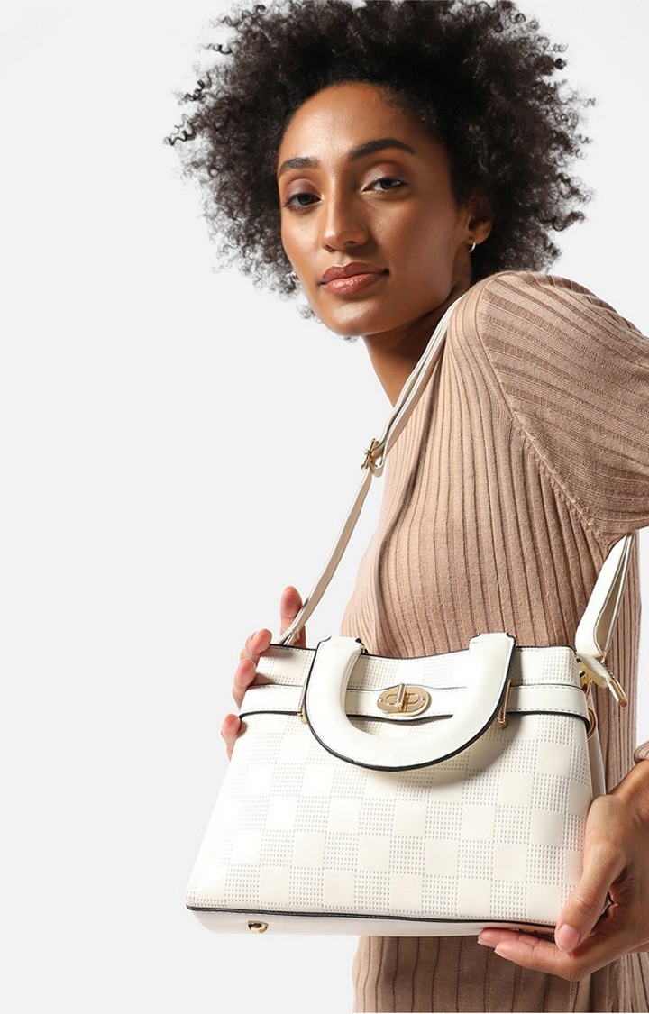 Women's White Handbag