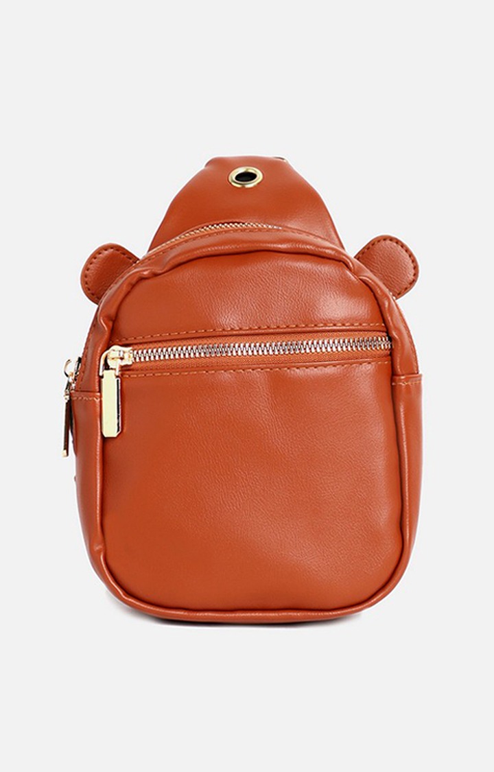 Women's Brown Waist bag