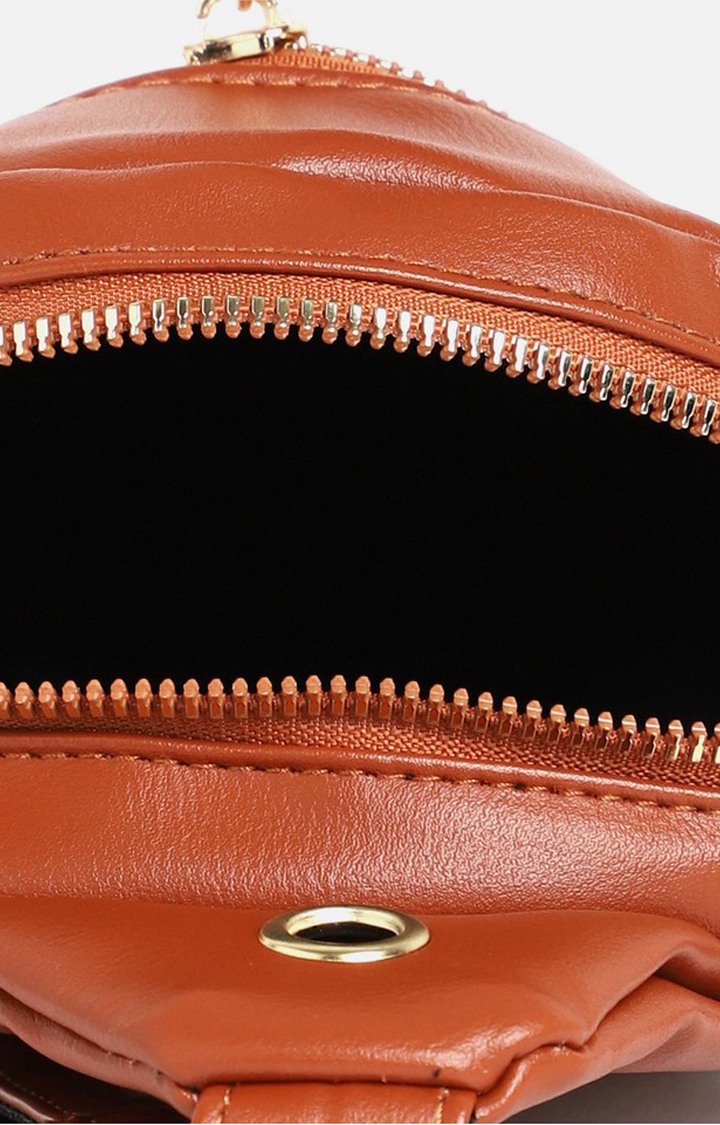 Women's Brown Waist bag