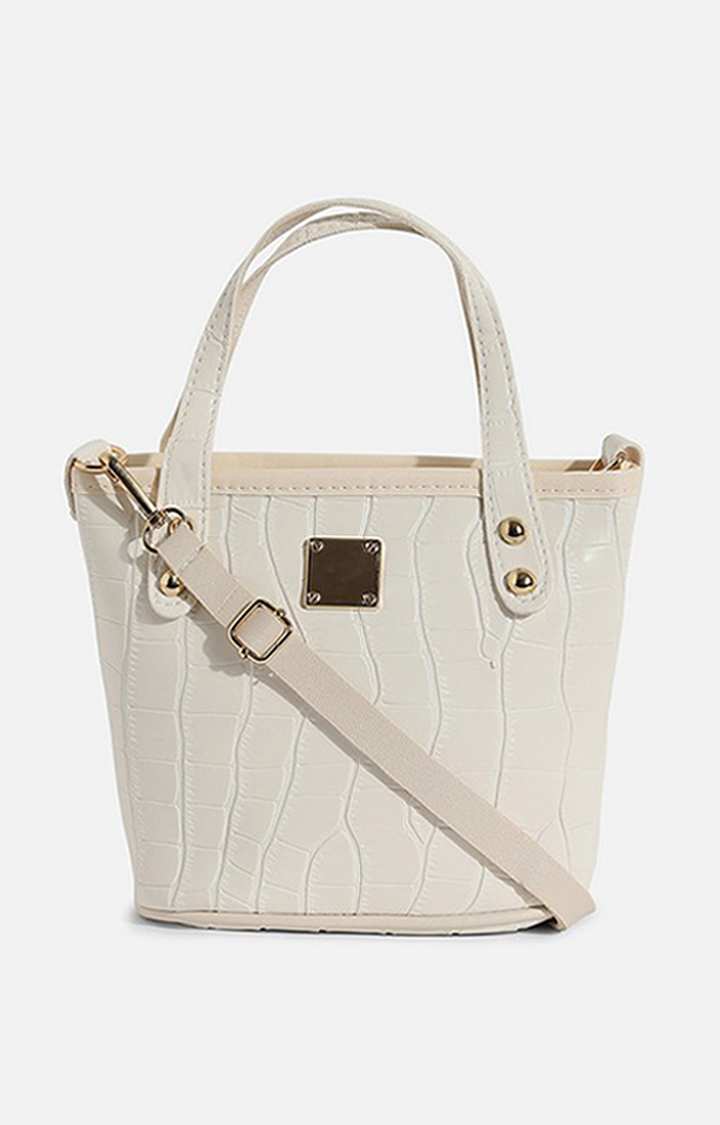 Women's White Handbag