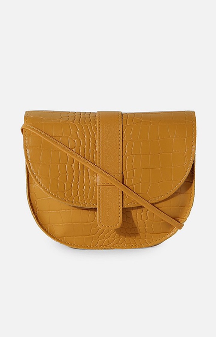 Women's Yellow Handbag