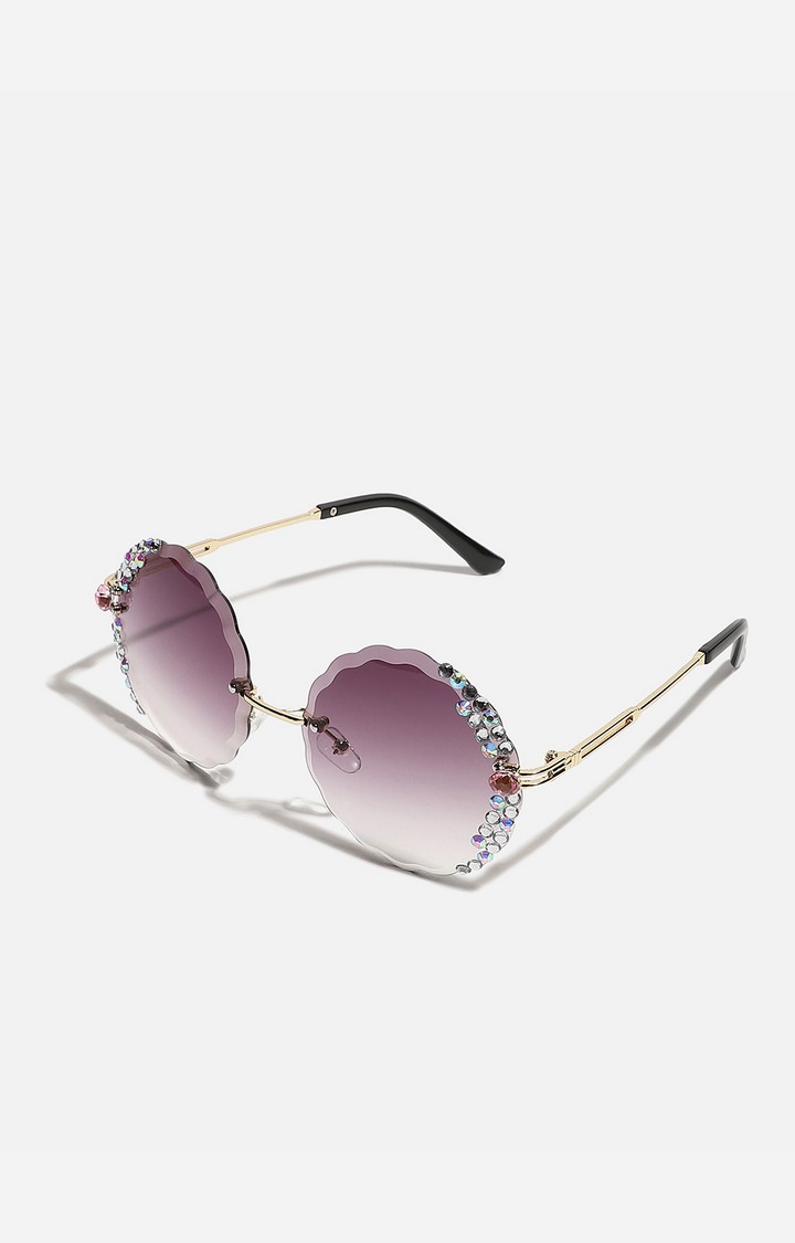 Haute Sauce By Campus Sutra Women Round Sunglasses With Polarised Lens