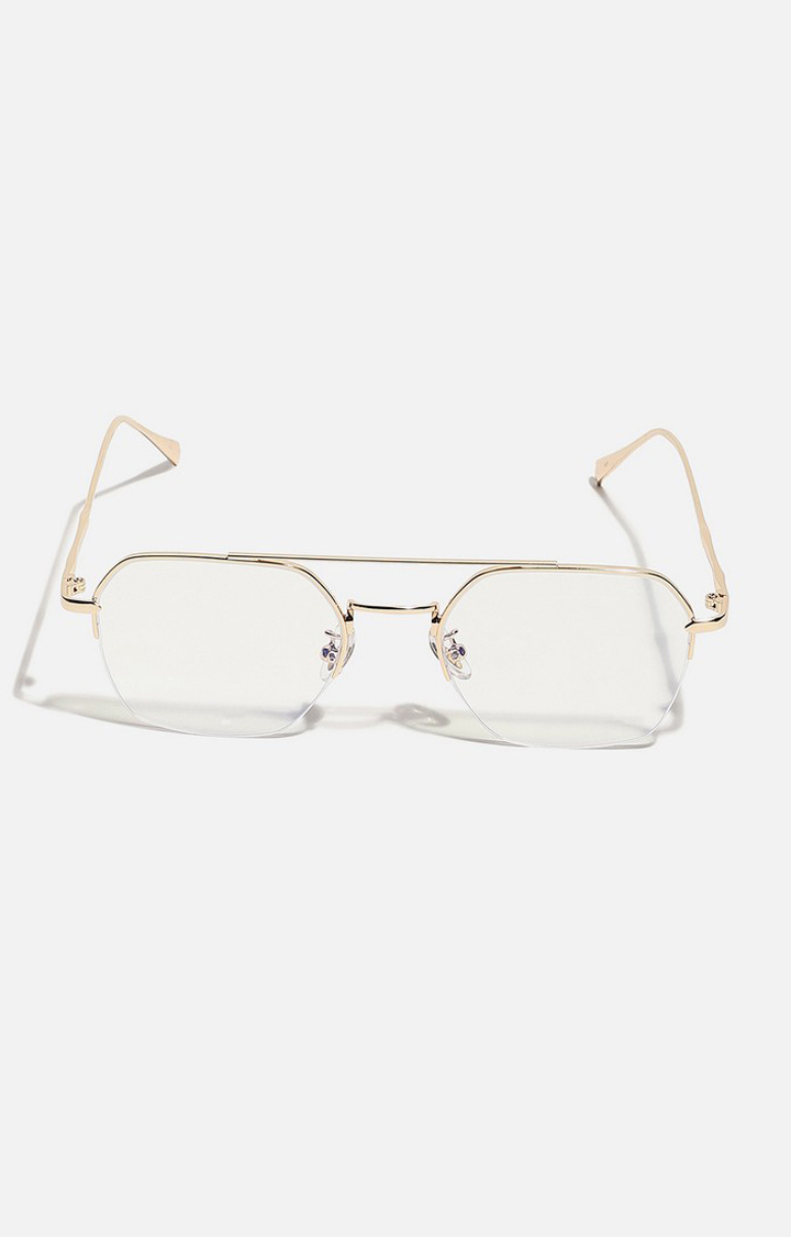 Haute Sauce By Campus Sutra Women Clear Lens & White Oversized Sunglasses