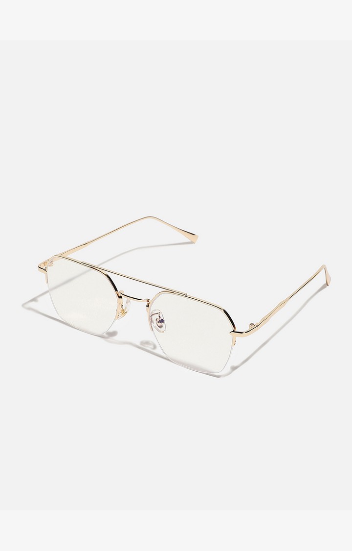 Haute Sauce By Campus Sutra Women Clear Lens & White Oversized Sunglasses