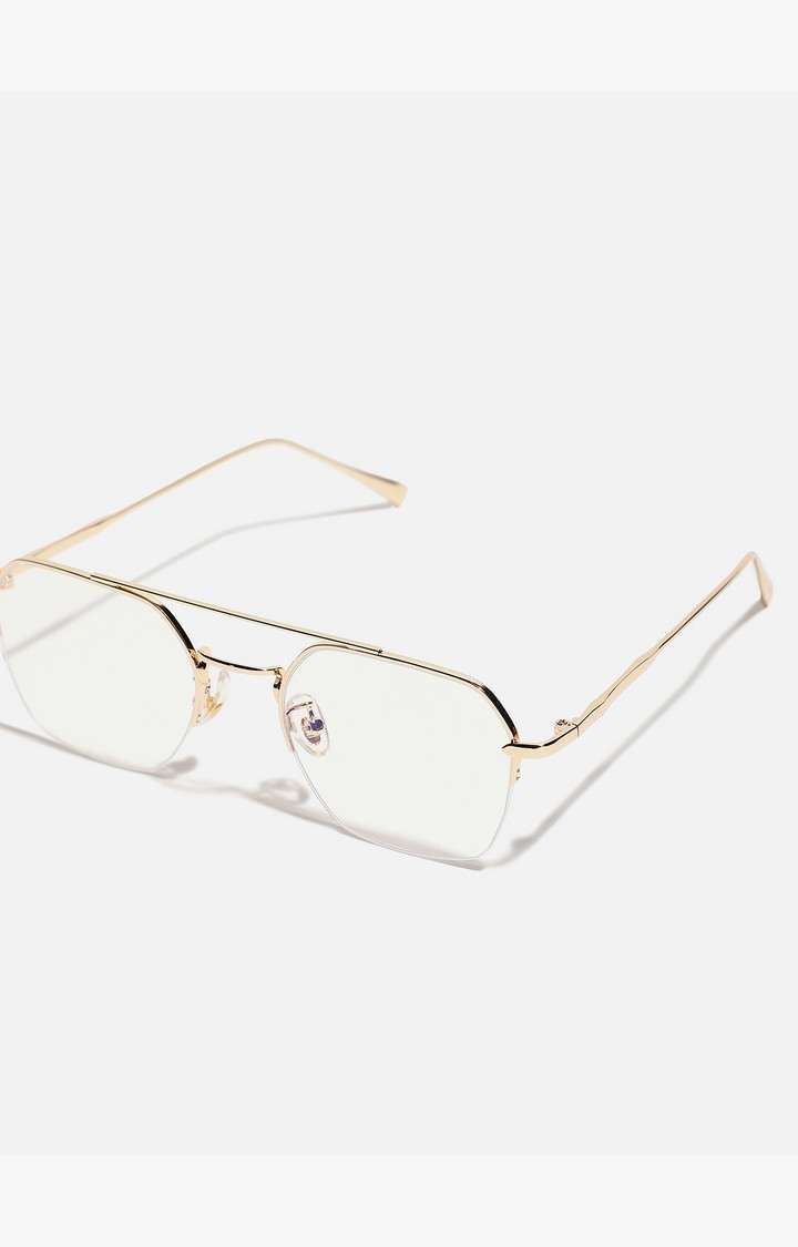Haute Sauce By Campus Sutra Women Clear Lens & White Oversized Sunglasses