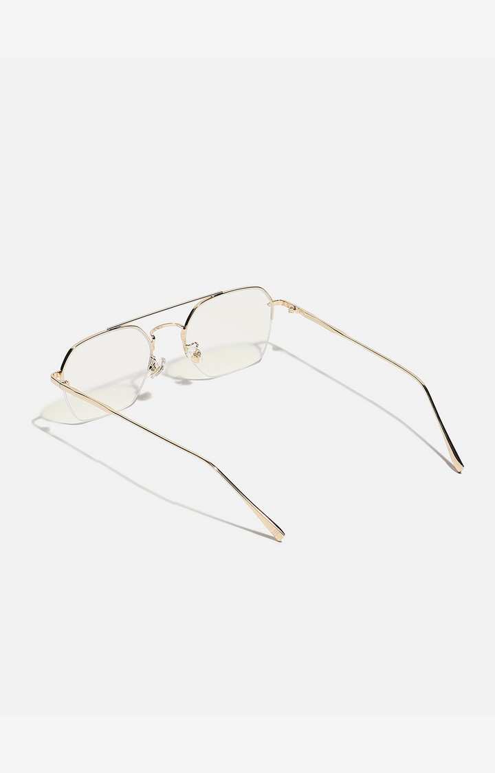 Haute Sauce By Campus Sutra Women Clear Lens & White Oversized Sunglasses