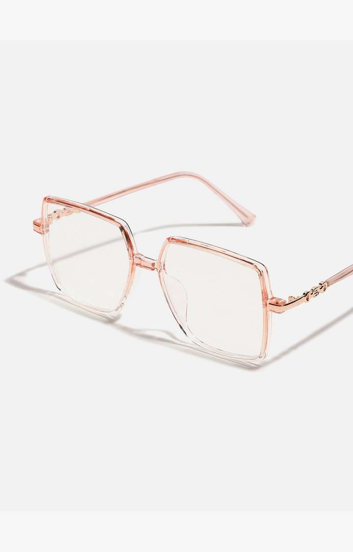 Haute Sauce By Campus Sutra Women Clear Lens Oversized Sunglasses